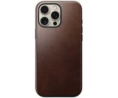 Nomad Modern Odinis dėklas, rusctic ruda, iPhone 16 Pro Max | Horween
