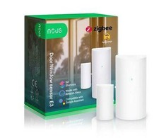 Išmanusis durų/langų jutiklis E3, ZigBee, TUYA / Smart Life, NOUS