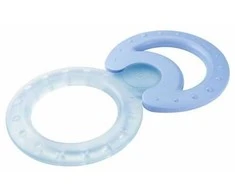 Cooling Teether + Classic Teether Nuk 2 vnt rožinis
