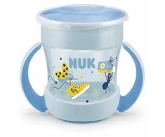 NUK Mini Magic 360° kūdikio puodelis su dangteliu, raudonas