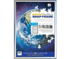 Nuotraukų rėmelis Eurographics Juodas aliuminis SNAP rėmelis 1000 det. dėlionei 67x49 cm, su apsaugine plėvele