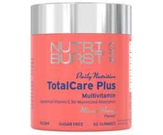 Nutriburst TotalCare Plus – multivitaminoví gumídci s vitamíny C, D3, B6, B12 a zinkem, lesní ovoce 60ks