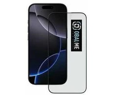 OBAL:ME 5D apsauginis stiklas telefonui Apple iPhone 16 Pro Juodas