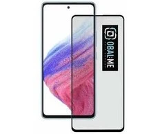 OBAL:ME 5D apsauginis stiklas telefonui Samsung Galaxy A52/A52 5G/A52s 5G/A53 5G Juodas