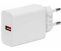 OBAL:ME Laidinis įkroviklis USB-A 18W baltos spalvos