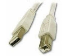 USB kabelis PremiumCord USB-A - USB-B 2 m Pilkas (ku2ab2)