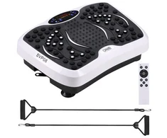 VIBRATION PLATFORM WITH RESISTANCE BANDS SVP08 ONE FITNESS