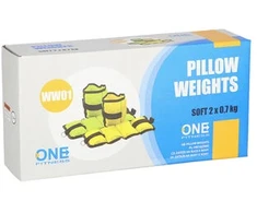 Kojų ir rankų svoriai One Fitness WW01, žali - 2 x 0,7kg