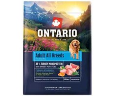 Ontario Adult All breeds Monoprotein kalakutiena &amp; Sweet potatoes 2,25kg