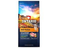 Ontario Adult Medium vištiena &amp; Sweet bulvės 12kg