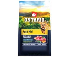 Ontario Adult Mini ėriena &amp; Brown ryžiai 0,75kg