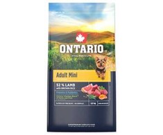 Ontario Adult Mini ėriena &amp; Brown ryžiai 6,5kg