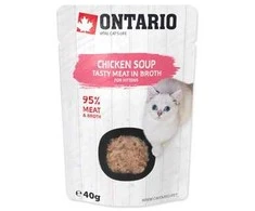 Ontario Kitten Soup vištiena, Carrot ir ryžiai 40g (Sriuba)
