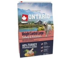 Ontario Large Weight Control su kalakutiena ir bulvėmis 2,25kg