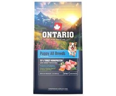 Ontario Puppy &amp; Junior All Breeds Monoprotein kalakutiena &amp; Sweet bulvės 6.5kg