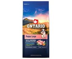 Ontario Puppy &amp; Junior Large vištiena &amp; Sweet bulvės 12kg
