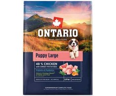 Ontario Puppy &amp; Junior Large vištiena &amp; Sweet bulvės 2.25kg