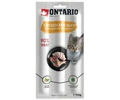 Ontario lazdelės formos skanėstas Vištiena ir Antiena 3x5g