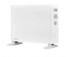 Orava EK-2007 elektrinis karšto oro konvektorius, 1250-2000 W, 52 dB, 20-25 m2, termostatas, 4 galios lygiai, balta