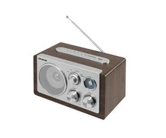 Radio Orava RR-29 A radio, 1 x 3,5W, AM / FM radio, USB, wejście AUX, karta SD, ruda / sidabrinė