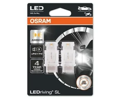 Osram LED lemputė geltona P27 ir 7W - 2 vnt.