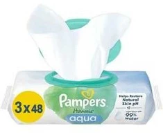 PAMPERS CHUST HARMONIE AQUA 3X48 PLFREE