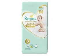 Sauskelnės-kelnaitės PAMPERS Premium Pants, Value Pack, 3 dydis, 48 vnt.