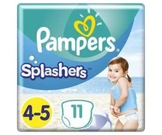 Sauskelnės PAMPERS Pants Splashers, 4 dydis 9 - 15 kg, 11 vnt.