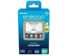 Panasonic K-KJ51MCD04E Eneloop Basic nabíječka + 4x AAA 800 mAh