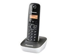 Panasonic | Cordless | KX-TG1611FXW | Built-in display | Caller ID | Juodas/Baltas | Phonebook capacity 50 entries | Belaidė jungtis