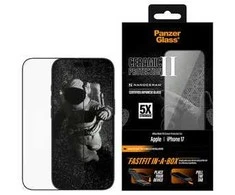 Panzer Glass PanzerGlass Ceramic Screen Protector iPhone 17 | Ultra-Wide Fit w. FASTFIT IN-A-BOX (PG34848)
