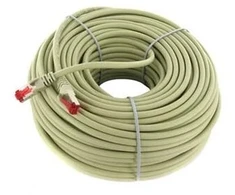 Patchcord LAN S/FTP pataisos laidas, Cat.6, RJ45 M - RJ45 M, 30 m, apsaugotas, LSOH, krūva, ekonomiškas