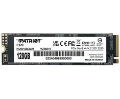 PATRIOT P320 128GB M.2 2280 PCIE SSD
