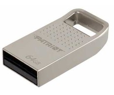 Patriot FLASHDRIVE Tab200 64GB Type A USB 2.0, mini, aliuminio, sidabrinis