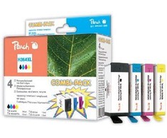 Peach PI300-370 Juoda, Žydras, Rausvai raudona, Geltona Sudėtinė pakuotė 4 vnt