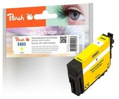 Peach Su persikų spalva suderinama kasetė Epson No 603 geltona