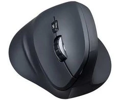 Powerton ERGO SHARK Bevielė pelė, juoda, 1600DPI