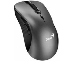 Genius Ergo 8100S Bevielė pelė, metaliczna pilka, 1600DPI