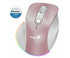 Genius Ergo 9000S Pro Bevielė pelė, rožinė, 2400DPI