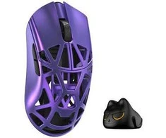 WL Mouse WL Pelė WLMOUSE Beast X Mini Pro Solid Sides Pelė žaidimams, Omron Optinė Switches – violetinė