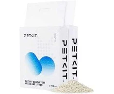 „Petkit“ – kačių kraikas su paslėptu kraujo tyrimu – 4 vnt. pakuotė (OCCULT LITTER – 4 PAKELIAI)
