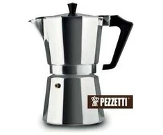 PEZZETTI ITALEXPRESS Aliuminis kavos virimo aparatas (9 puodeliai) - Sidabrinė