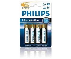 Philips baterija AA ExtremeLife+, šarminė - 4 vnt