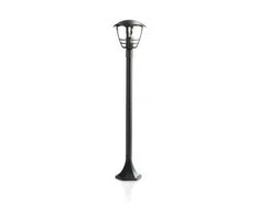 Pastatomas lauko šviestuvas PHILIPS Creek, IP44, 1 x 60 W, E27, juodos sp., ø17,5 x 99,5 cm