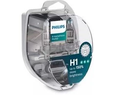 Philips Lempučių komplektas 2vnt. 55W 12V P14,5s H1 X-TREMEVISION Pro150+150%