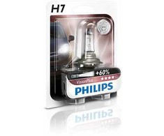 Philips Lemputė 55W 12V PX26d H7 VISION PLUS+60% BLISTERIS