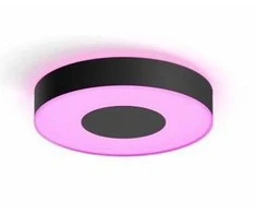 Philips Hue Baltas &amp; Color Ambiance Xamento lubinis šviestuvas apvalus juodas • M
