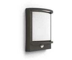 Sieninis LED lauko šviestuvas PHILIPS SAMONDRA, IP44, 2700 K, 12 W, 1200 lm, su judesio davikliu
