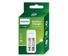 Įkroviklis Philips Baterijų įkroviklis + 2xAA 700mAh, USB laidas