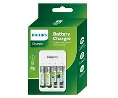 Įkroviklis Philips + 2x700mAh AAA + 2x1300mAh AA